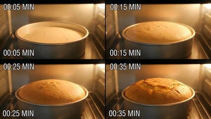 Coffee Brewing Process Demonstrated in Sequential Stages.