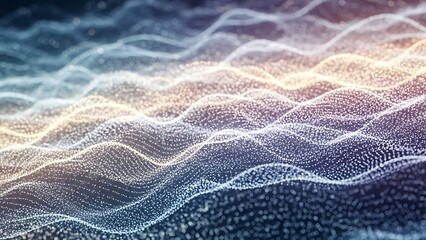 Vibrant abstract light streams connecting in a futuristic digital network, symbolizing data flow and high-speed communication in a dynamic technological environment