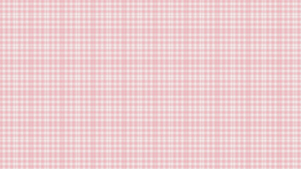 seamless repeating classic gingham plaid pattern of soft pastel pink and white color tones with glitter shimmer effects texture background. The geometric design of stripes line and checkered grid.