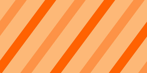 Striped background with diagonal straight soft orange gradation colour combination stripes. Background stripes orange fruit colour editable in vector printable