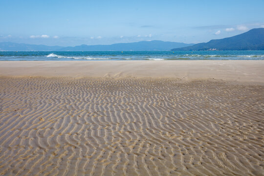 North beach on the island of Florianopolis, Santa Catarina, Brazil, Praia do Forte.