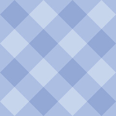 Seamless vector sweet blue and white background, checkered pattern or grid texture for web design, desktop wallpaper or culinary blog website
