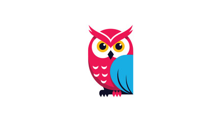 Geometric owl icon