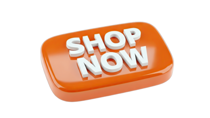 Shop Now Button on Orange Background