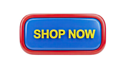 Shop Now Button on White Background
