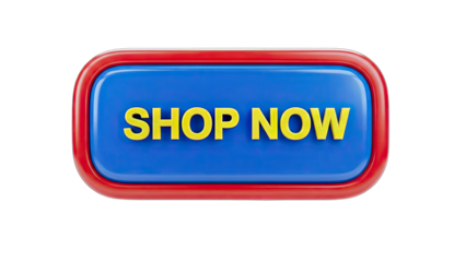 Shop Now Button on White Background