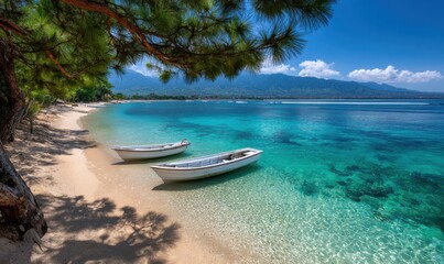 the most beautiful beaches in croatia, viewed from above, with the sea and mountains in the background