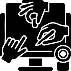 Team Collaboration Online Meeting Discussion