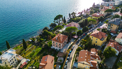 Adriatic Coastal Town Aerial