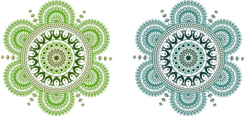 Abstract luxury vector mandala design. Ornamental mandala floral pattern art decoration