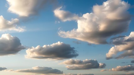 open sky with white smoke clouds background