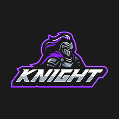 Knight warrior mascot logo