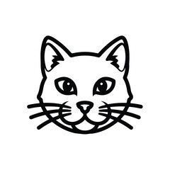 Cartoon athletic cat running in blue tank top and shorts, muscular build, isolated on white background, fitness concept.