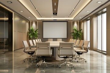 Fototapeta premium modern conference and meeting room