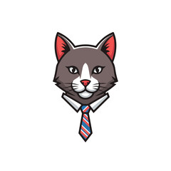 Cartoon wolf magician in tuxedo holding top hat with stars, illustration for kids or magic concept