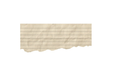 blank lined paper notebook paper isolated on transparent background © Kabir