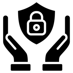 Insurance Shield  Icon Element For Design