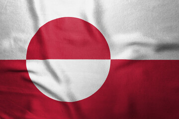 Greenland national flag.