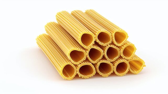 Delicious Pasta Tubes - A Culinary Delight for Italian Cuisine.