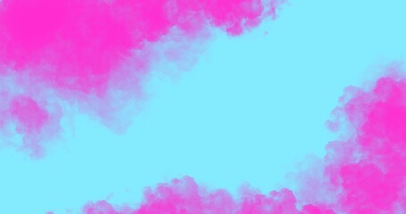 Pink Cloud Blue Sky 4K Background