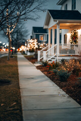 A house with a porch and a white railing