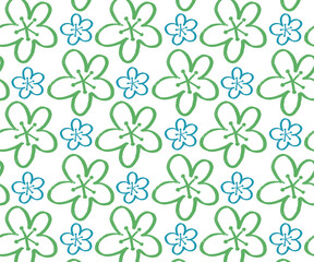 simple flowers pattern