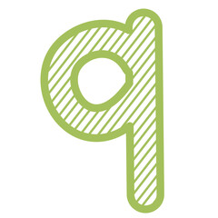 Handwritten Lowercase Letter Vector