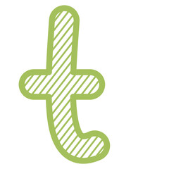 Handwritten Lowercase Letter Vector