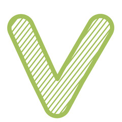 Handwritten Lowercase Letter Vector