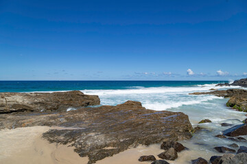 beach and rocks