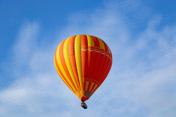 hot air balloon in the sky