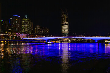 night view of Brisbane