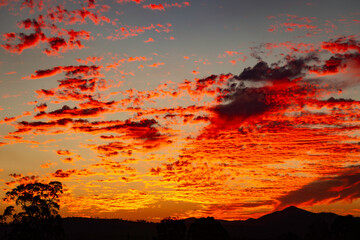 fire in the sky