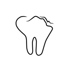  Tooth Line Drawing for Dental and Oral Health