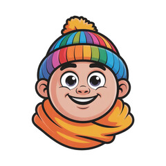 Cute Cartoon Characters and Cosmetic Jar Illustration Set