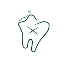  Tooth Line Drawing for Dental and Oral Health