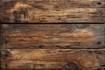 Rough natural wood texture with deep grain knots and aged weathered surface in warm brown tones creating rustic organic wooden background for construction and interior design use