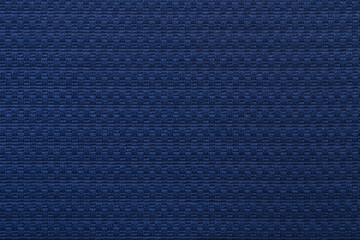 abstract background of blue furniture upholstery close up
