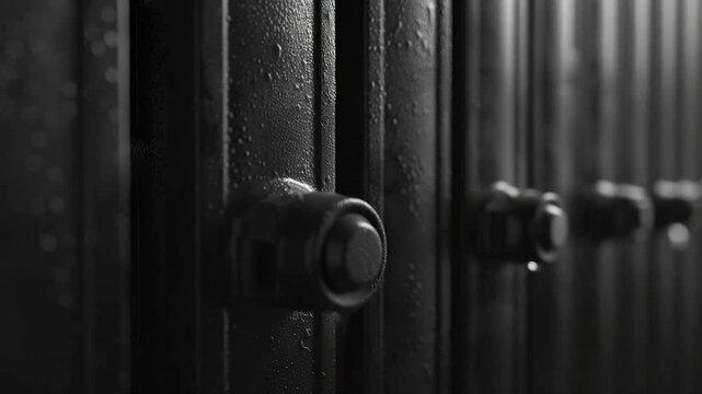 Video A collection of doors with varying shapes and styles in monochrome tones