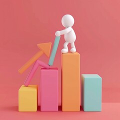 3D render icon  8K 3D Model illustrator  3D render clay style of a glowing lightbulb representing innovation, isolated on pure white background 8K