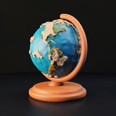 3D render icon  8K 3D Model illustrator  3D render clay style of a glowing lightbulb representing innovation, isolated on pure white background 8K