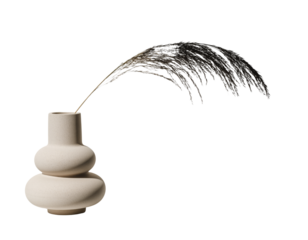 Zen stone nature macro closeup illustration with green grass, water, and light