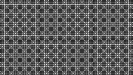 Geometric pattern with white lines on black background