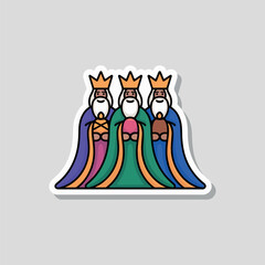 Three Wise Men Festive Icon