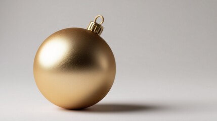 golden christmas ball