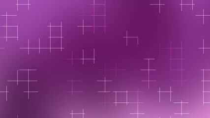 Abstract purple and magenta gradient background with glowing grid lines and geometric layout Clean futuristic style for technology branding digital presentations and global tech event visuals