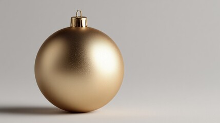 golden christmas ball