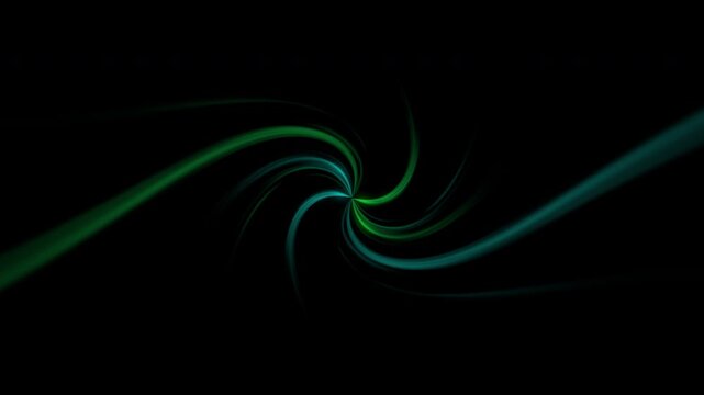Twirly Psychedelic Tunnel Background. 4K animation