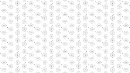 Intricate snowflake patterns on white background for winter designs