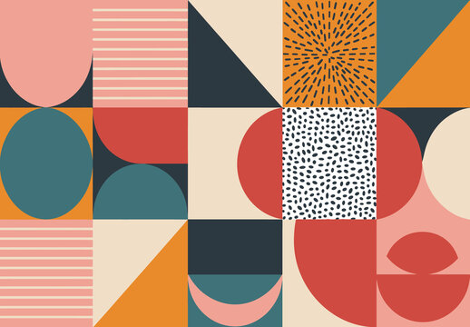 Modern Abstract Geometric Pattern Background